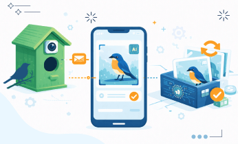 case smart bird house