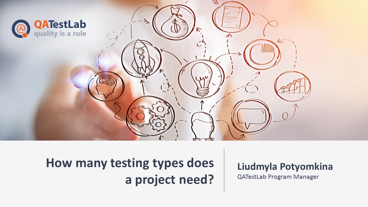 How many testing types does a project need?