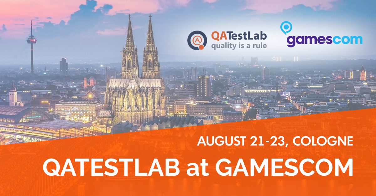 QATestLab at Gamescom 2018 in Cologne