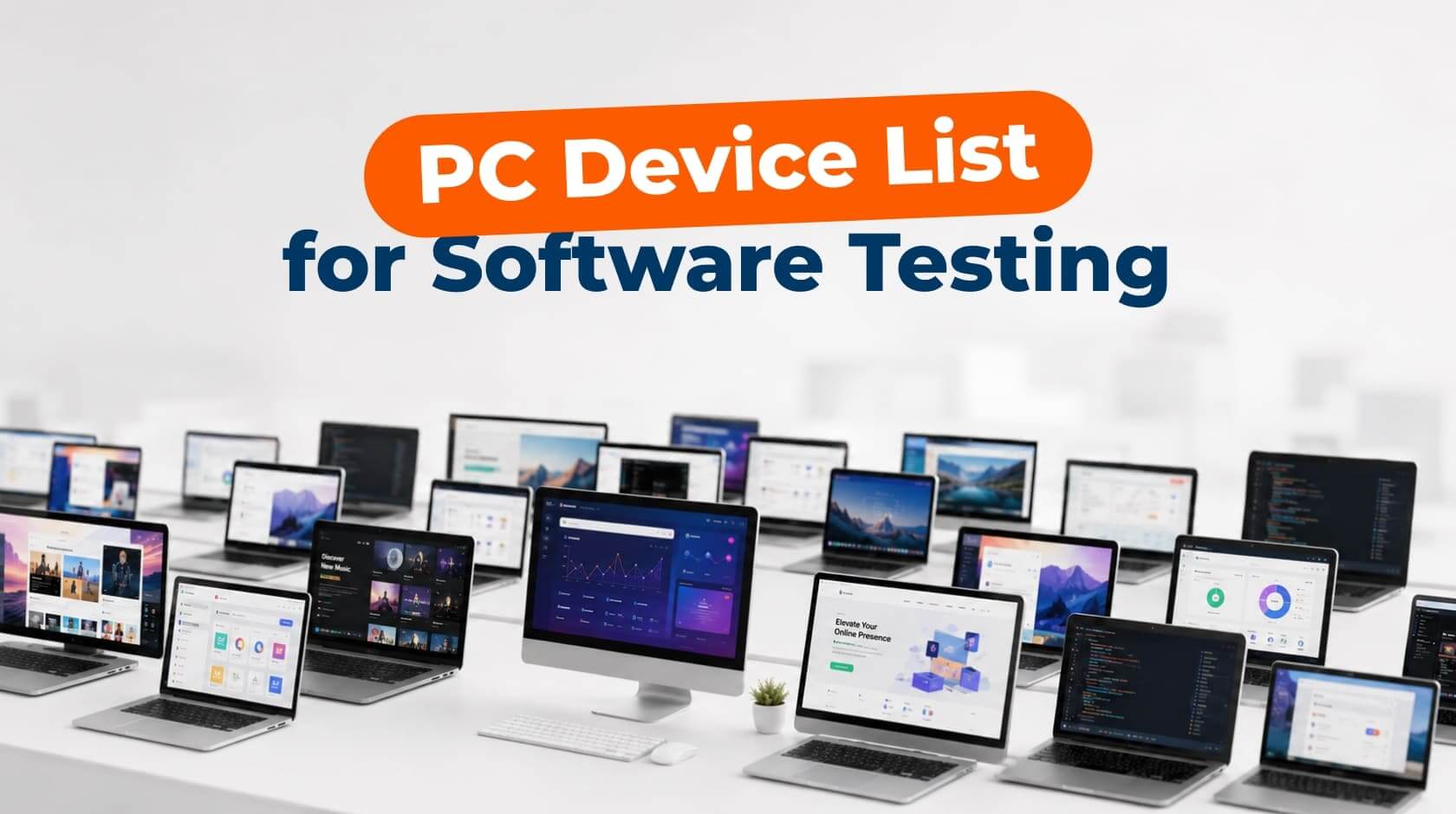 PC Device Lab for Compatibility Testing